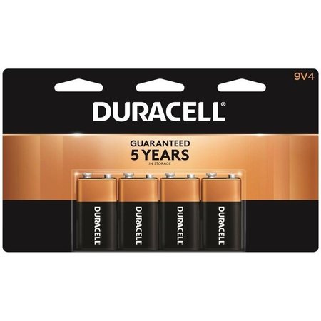 DURACELL Battery, 9 V Battery, Alkaline, Manganese Dioxide 41333935645